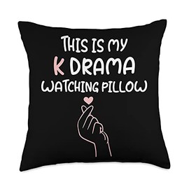 K-Drama Korean Drama Lover, This Is My K Drama Watching Throw Pillow