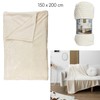 HOME DECO FACTORY Cuddly Blanket Cream Beige XXL – High-Quality