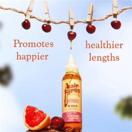  Hair Syrup Rapunzel, Natural Scalp and Hair Oil, Supports Fuller, Healthier-Looking Hair, Deep Repair Treatment for Dry & Damaged Hair, Vegan, Cruelty-Free, for All Hair Types (2PCS)