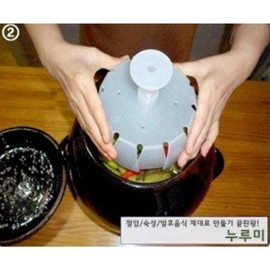 Nurumi Kimchi Pickled Plum Presser Board Presser Stone Nurumi Presser Prevents White Mold, Square Nurumi / 누루미 김치 매실 장아찌 누름판 누름돌 누르미 누름이 하얀곰팡이 방지, 사각누루미