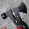 PHOELUX 16-IN-1 Camping Multitool (Red) Axe Hammer Survival Gear with
