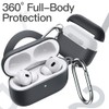 JETech Funda de Silicona para AirPods Pro 21, con Llavero,