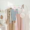 ManGotree Velvet Coat Hangers, Non-Slip Felt Suit Hangers, Ultra-Slim Space