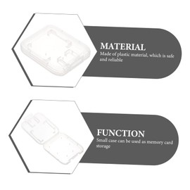 KOMBIUDA 48pcs Memory Card Storage Case Card Holder Lightweight Design for Safe and Convenient for Daily Use and Travel