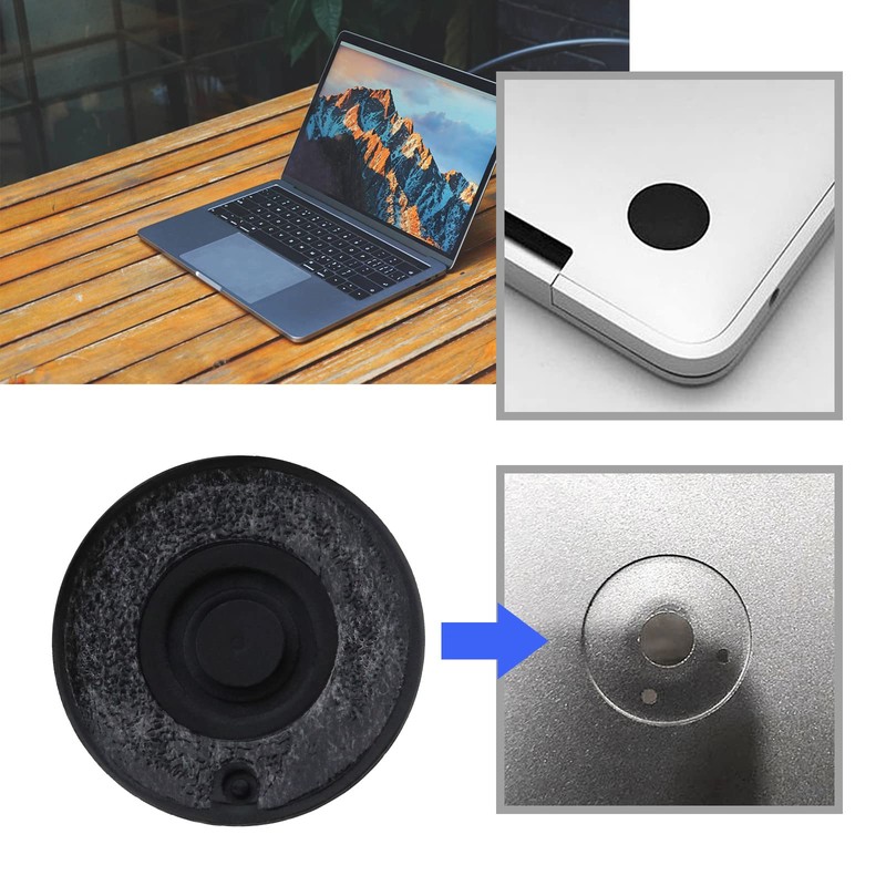 eMagTech 2 Sets Rubber Case Feet & Bottom Case Screw