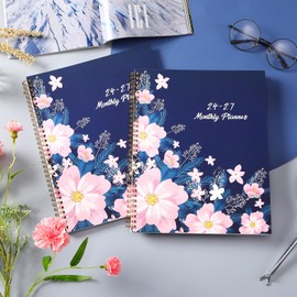 2024-2027 Monthly Planner/Calendar - 3 Year Monthly Planner 2024-2027, Monthly Calendar from Jul. 2024 - Jun. 2027, 9" x 11", Cardboard Cover, Twin-Wire Binding