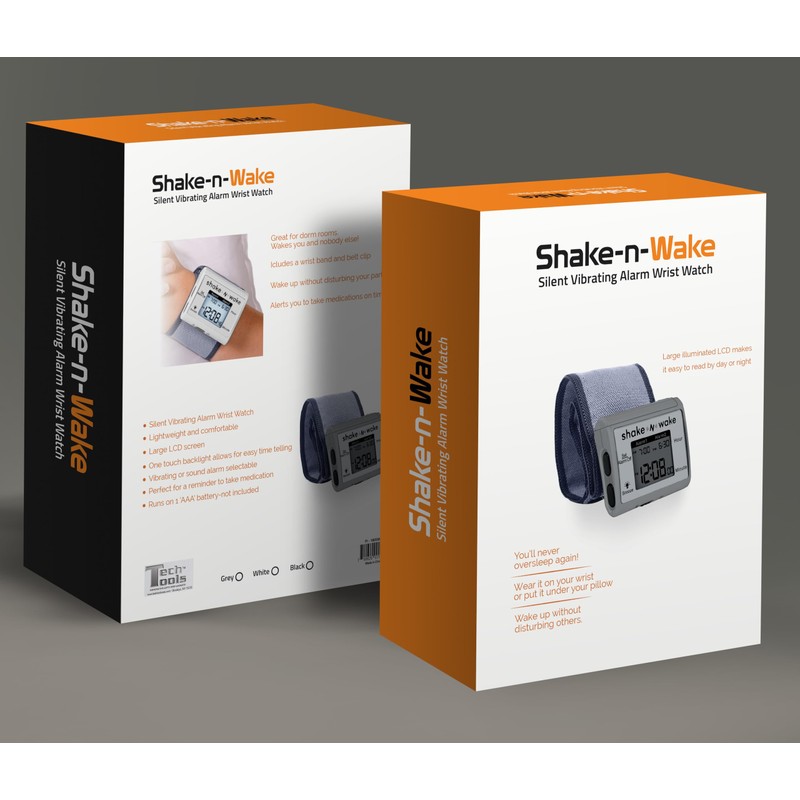 Tech Tools Vibrating Alarm Clock - Shake N Wake -