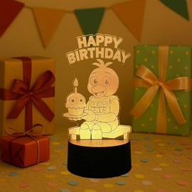 BIRBANN Five Nights at Freddy's, Touch Control Nachtlichter für Schlafzimmer Dekoration, 7 Farben mit Touch-Funktion, geeignet für Weihnachten, Geburtstag, Party Geschenke