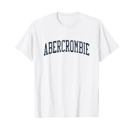 Abercrombie ND Vintage Athletic Sports JSN2 Navy Print T-Shirt