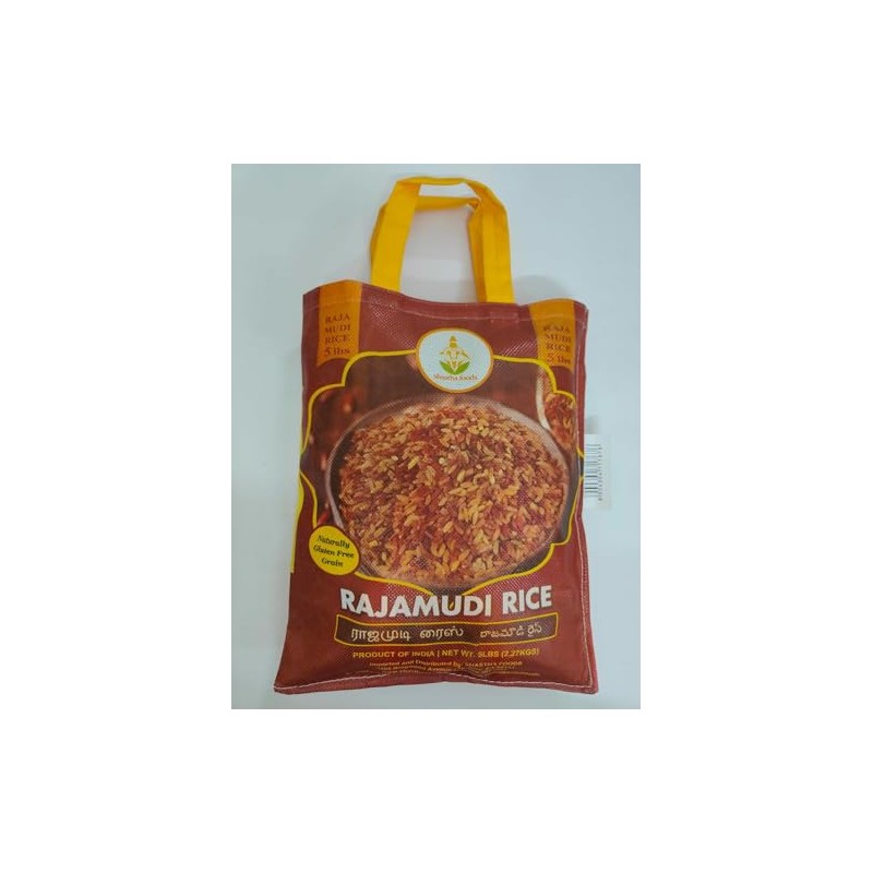 Shastha Rajamudi Rice 5 lbs (Pack of 1)