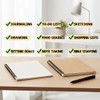 TAZQINCO 8 Packs 8 COLORS A5 Lined Spiral Notebook with