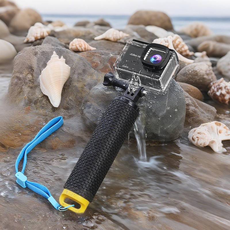 TIMNUT Swimmer Handle, Underwater Handle, Floating Hand Grip Monopod Diving