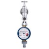 Water Meter with Mounting Kit for Stopcock Tap Calibration Current