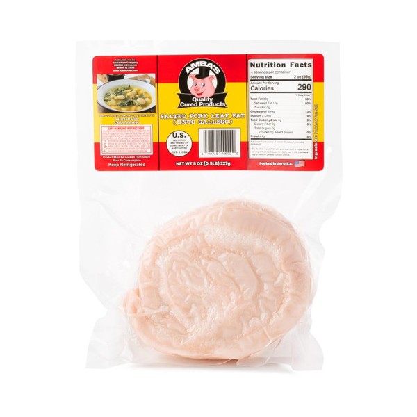 Salted Pork Leaf Fat, (Unto), Used As Flavoring For Galician