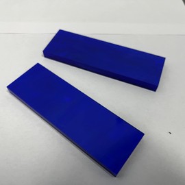 YEEYOUNG Resin Sheet Cutter Handle with Natural Brilliance Gun Handle Pre-cut Engraved Decoration (Klein Blue)