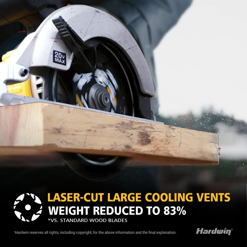 7 1/4 Inch Framing Circular Saw Blade-3Pack, 24T ATB Carbide