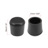 sourcing map Rubber Furniture Caps 21mm Inner Diameter Round Table