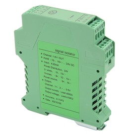DC Current Signal Isolator 1 in 1 Out 4‑20mA PLC Detection Anti Interference Signal Conditioner Module 24V