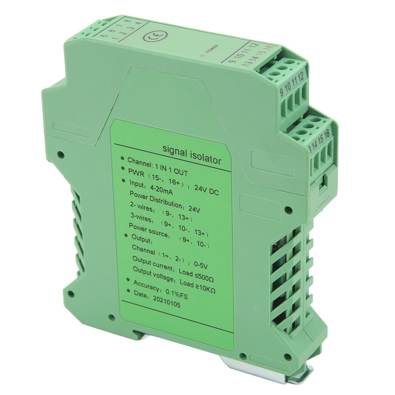 DC Current Signal Isolator 1 in 1 Out 4‑20mA PLC