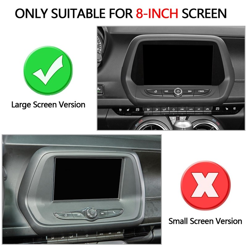 RAZPOY for Camaro Carbon Fiber Interior Trim Kit, 6PCS Gear