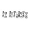 10PCS Quick Brake Line Connector for 4.75mm Braking Cable Metal