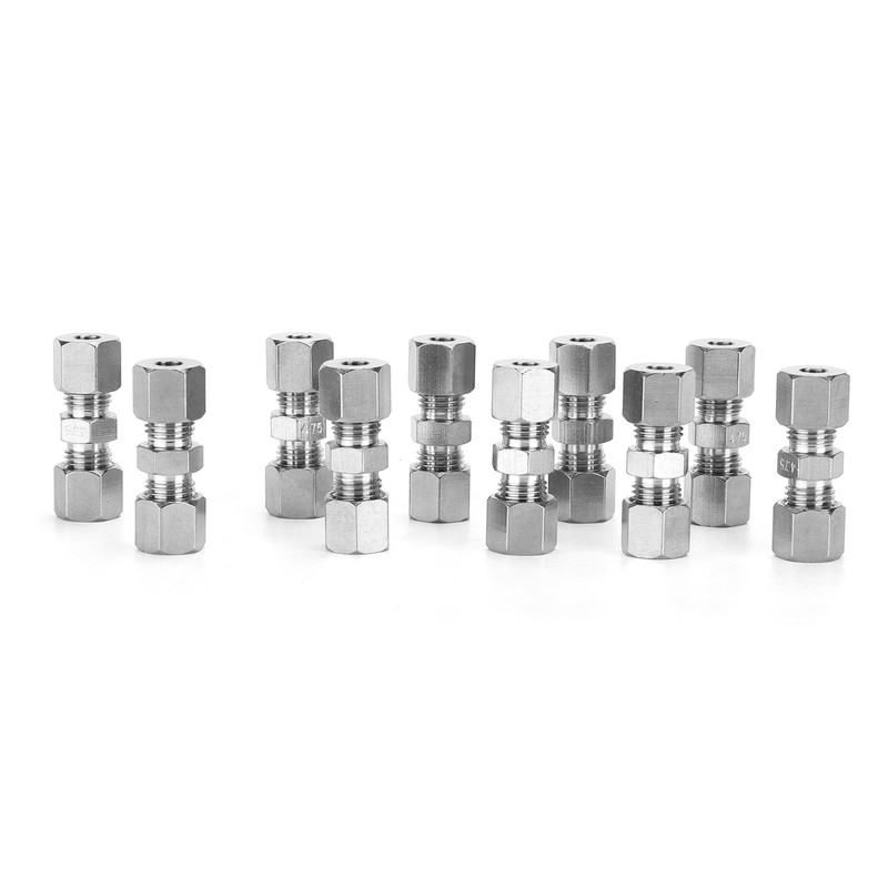 10PCS Quick Brake Line Connector for 4.75mm Braking Cable Metal