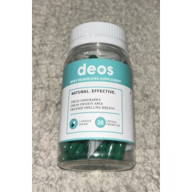 Deos ~ Body Deodrizing Supplement ~ 30 Caps ~ Sealed ~ Exp.01/2028