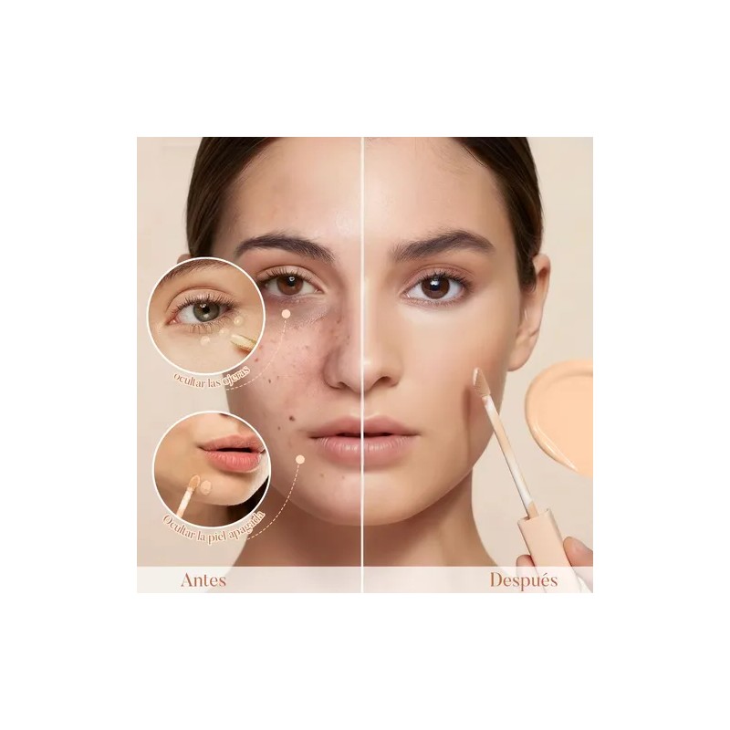 Artmiss Corrector En Crema Acabado Natural Efecto Difuminado Tono Neutral