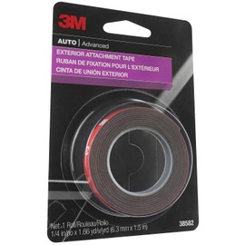 3M 3M Auto Exterior Attachment Tape, 38582, 1/4 in x 5 ft