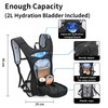 TTIAISHLE Bicycle Backpack with 2L Hydration Bladder, Waterproof Backpacks for