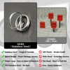 THREE ARCHERS Archery Target Pins 304 Stainless Steel –Universal Fit