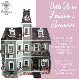 Melody Jane Dolls Houses Dollhouse Wooden Shelf for Dollhouse Small Bookcase Miniature Living Room Furniture