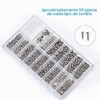 Yosoo - 1000 Piezas Micro Tornillos de Acero Inoxidable