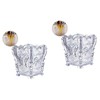 2pcs Acrylic Brush Holder Makeup Brush Holder Cosmetic Brush Holder