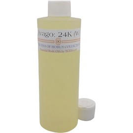 TCEShop Jivago: 24K - Type For Women Scented Body Oil Fragrance [Flip Cap - Light Gold - 8 oz.] - ID#34302