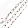 Small Metal Chain,Stainless Steel Safety Chains 40in (L) x 3MM