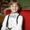 Bskifnn Kids Bow Tie Classic Solid Color Satin Bow Tie