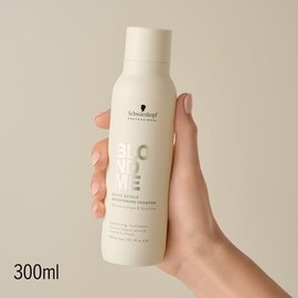 Schwarzkopf Professional BLONDME Bond Repair Brightening Shampoo Hair Shampoo Removing Environmental Pollutants Almond Oil White Tea Hydrating Strengthening And Deeply Nourishing 300 ml