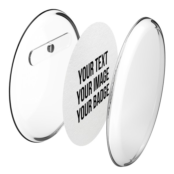 Make Your Own Fridge Magnet Buttons (56mm, Pack of 50)