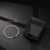VEXXS Men's Bracelet 6 mm, 18 Carat Gold-Plated Bracelet Men's