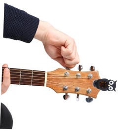 SUPVOX Cartoon Owl Guitar Tuner Clip-On Professional Tuning Tool for Acoustic Guitar Bass High Sensitivity Tuner Portable and Durable