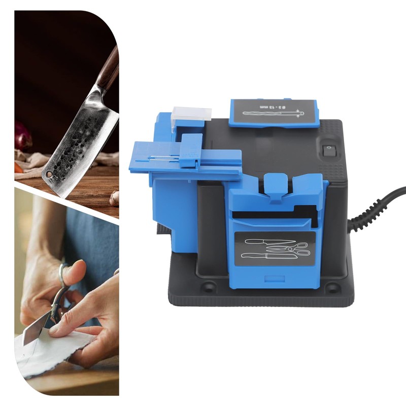 96W 110V Electric Knife Sharpeners, 1350RPM Multifunctional Drill Bit Sharpener
