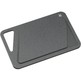 WMF Schneidebrett 38 x 25 cm, rechteckig, Kunststoff, Tranchierbrett mit Saftrillen, praktischer Griff, spülmaschinengeeignet, klingenschonend