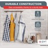 Glart Kitchen Towels, Pack of 5 Grey Tea Towels, 50