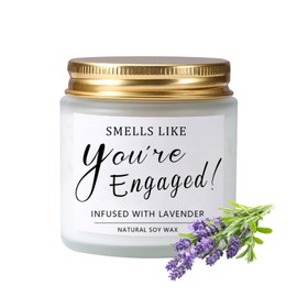 Ronoza Engagement Gift, Wedding Gifts for Newlyweds, Scented Candles in Glass, Gifts Wedding for Couples, Wedding Gifts (Lavender)