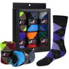 Mens Dress Socks with Gift Box - Cotton Colorful Classic
