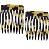 Camila Paris CP2008/2 French Hair Side Combs Handmade 2 Pack