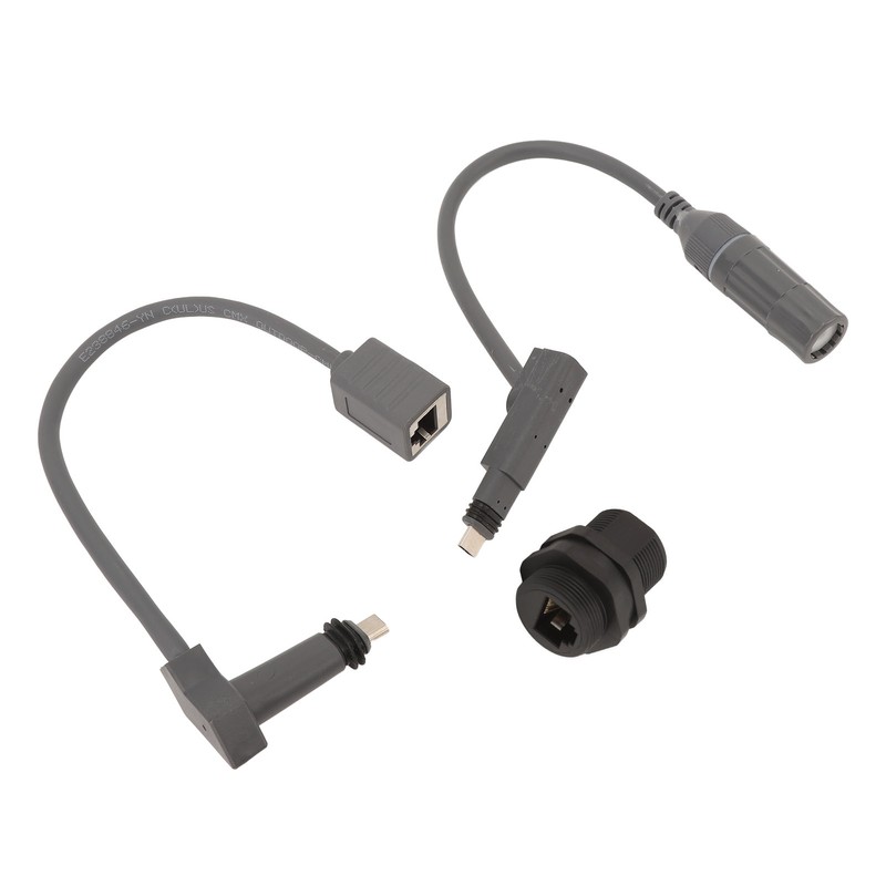 1 Pair SPX Plug to RJ45 Adapters Waterproof 1200Mbps Transfer