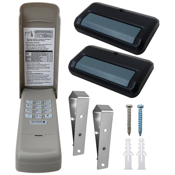 Xspeedonline 877MAX Garage Door Opener Keypad and 891LM Remote for