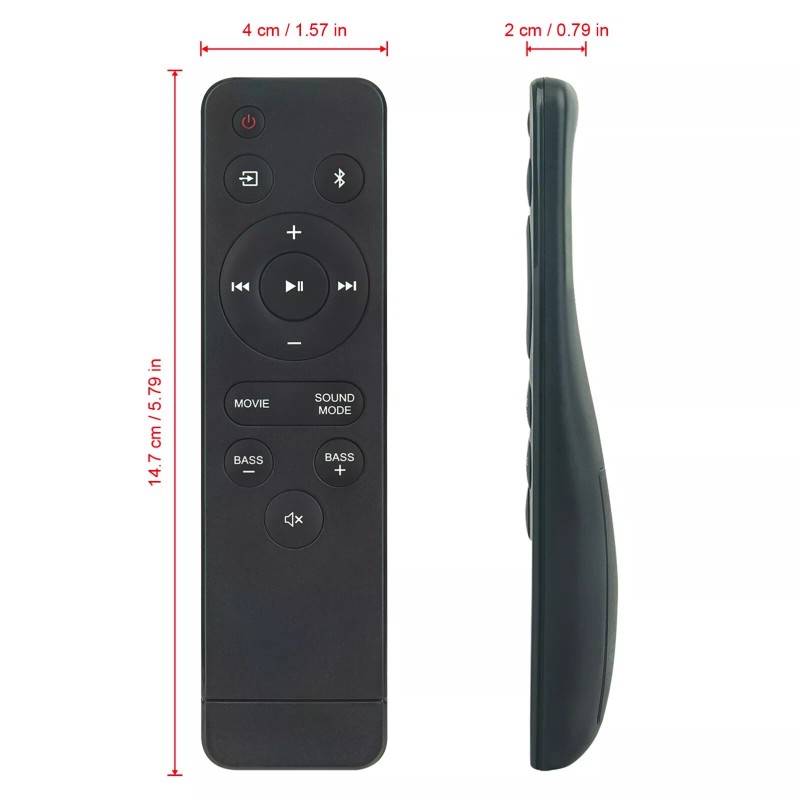 For Onn Replace Remote Control for Onn Sound Bar Speaker